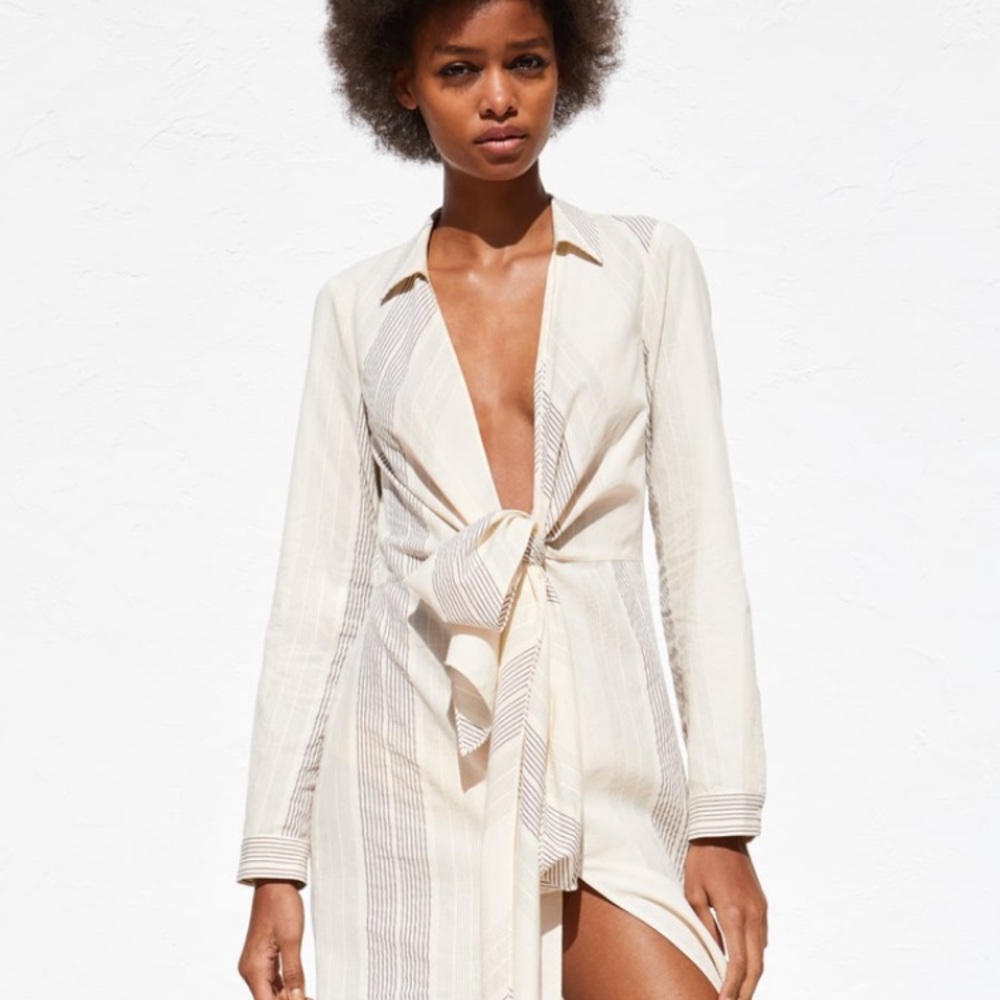 NWT Zara Size small striped dress. Sold out